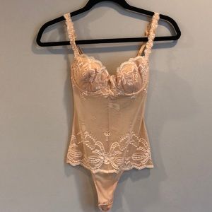 Occhi Verdi La Perla Bodysuit & Garter Belt Sz S